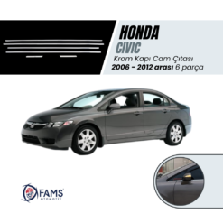 Honda Civic Krom Cam Çıtası