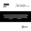 Honda Civic Krom Cam Çıtası 6 Parça 2006-2012 Arası Paslanmaz Çelik - Görsel 2