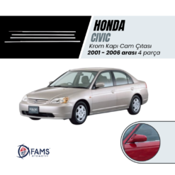 Honda Civic Krom Cam Çıtası