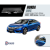 Honda Civic Krom Cam Çıtası