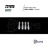 Toyota Verso Uyumlu Krom Kapı Kolu 4 Kapı 2004-2009 - Görsel 2