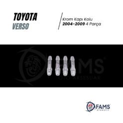 Alternative view of Toyota Verso Uyumlu Krom Kapı Kolu 4 Kapı 2004-2009