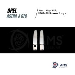 Alternative view of Opel Astra J Gtc Krom Kapı Kolu 2009-2015 Arası 2 Kapı P, Çelik