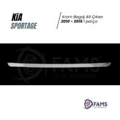 Alternative view of Kia Sportage Uyumlu Krom Bagaj Alt Çıtası 2010-2015 P, Çelik