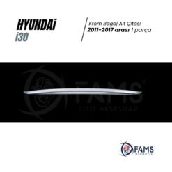 Alternative view of Hyundai İ30 Krom Bagaj Alt Çıtası 2011-2017 Arası Paslanmaz Çelik
