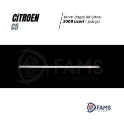 Alternative view of Citroen C5 Krom Bagaj Alt Çıtası 2008 Üzeri P. Çelik