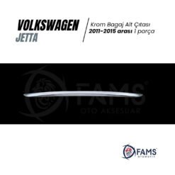 Alternative view of Vw Jetta Krom Bagaj Alt Çıtası 2011-2015 Arası Paslanmaz Çelik