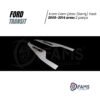 Ford Transit Krom Cam Çıtası 2 Parça 2006-2014 Arası Paslanmaz Çelik Geniş Yazılı - Görsel 2