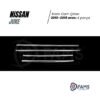 Nissan Juke Krom Cam Çıtası 4 Prç, 2010-2019 Arası P, Çelik - Görsel 2
