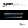 Vw Golf 5 Krom Cam Çıtası 4 Prç, 2003-2009 Arası Paslanmaz Çelik - Görsel 2