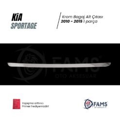 Alternative view of Kia Sportage Uyumlu Krom Bagaj Alt Çıtası 2010-2015 P. Çelik
