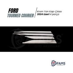 Alternative view of Ford Tourneo Courier Krom Yan Kapı Çıtası 4 Parça 2024 Üzeri Paslanmaz Çelik