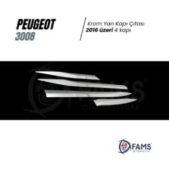 Peugeot 3008 Krom Yan Kapı Çıtası