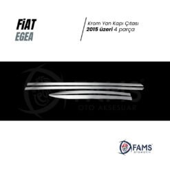 Alternative view of Fiat Egea Hb-sedan Krom Yan Kapı Çıtası 4 Kapı P,çelik 2015 Ve Üzeri
