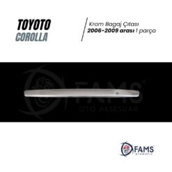 Toyota Corolla Krom Bagaj Çıtası