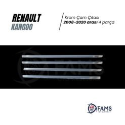 Alternative view of Renault Kangoo Krom Cam Çıtası 4 Prç, 2008-2020 arası P, Çelik