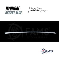 Alternative view of Hyundai Accent Blue Solaris Krom Bagaj Çıtası 2011 Üzeri P,çelik