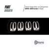 Fiat Ducato Krom Kapı Kolu Çerçeve 4 Kapı 8 Parça 2006-2023 Arası Paslanmaz Çelik - Görsel 2