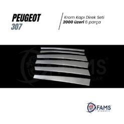 Alternative view of Peugeot 307 Krom Kapı Direk Seti 6 Prç P,Çelik 2000 Üzeri