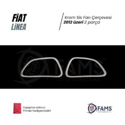 Alternative view of Fiat Linea Krom Sis Farı Çerçevesi 2 Prç. 2012 Ve Üzeri P.çelik