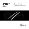 Renault Clio 4 Krom Ön Panjur 2 Parça 2012 -2019 Arası Uyumlu P,çelik - Görsel 2