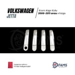 Alternative view of Vw Jetta Krom Kapı Kolu 4 Kapı 2006-2011 Arası P. Çelik