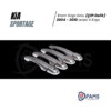Kia Sportage Krom Kapı Kolu (Çift Delik) 4 Kapı 2004-2010 Paslanmaz Çelik - Görsel 2