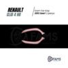 Renault Clio Krom Far / Stop Çerçevesi 2