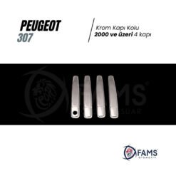 Alternative view of Peugeot 307 Krom Kapı Kolu 4 Kapı 2000 Üzeri P, Çelik