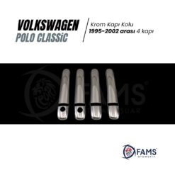 Alternative view of Vw Polo Classic Krom Kapı Kolu 4 Kapı 1995-2002 Paslanmaz Çelik (ÇİFT DELİK)