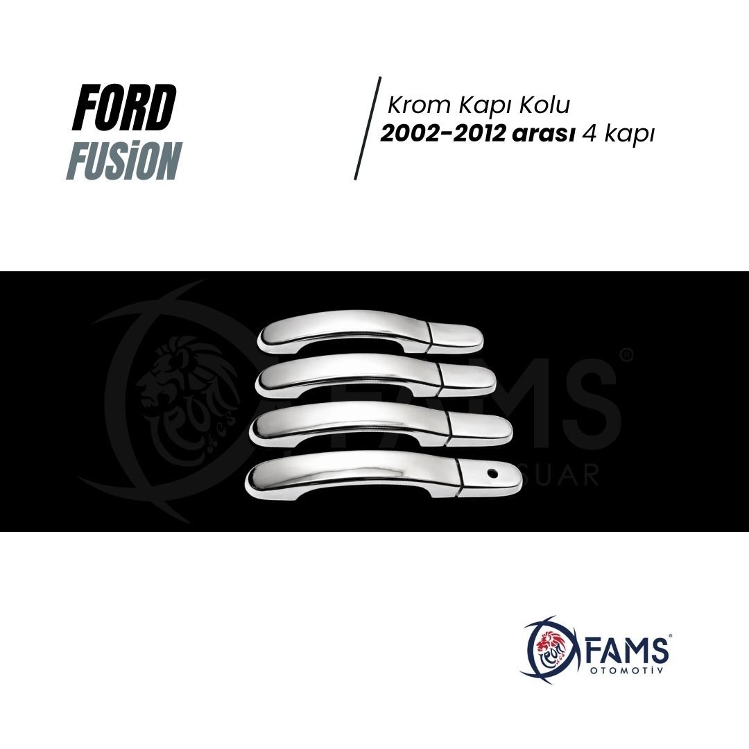 Ford Fusion Krom Kapı Kolu 4 Kapı 2002 Üzeri P, Çelik - Görsel 2