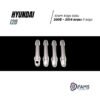 Hyundai İ20 Krom Kapı Kolu 4 Kapı 2008-2014 Arası P,çelik - Görsel 2