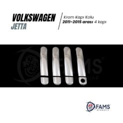 Alternative view of Vw Jetta Krom Kapı Kolu 4 Kapı 2011-2015 P, Çelik