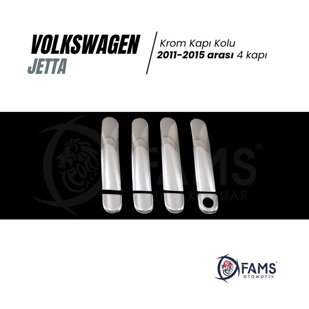 Vw Jetta Krom Kapı Kolu 4 Kapı 2011-2015 P, Çelik - Görsel 2