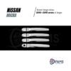 Nissan Micra Krom Kapı Kolu 4 Kapı 2010-2016 Arası Paslanmaz Çelik - Görsel 2
