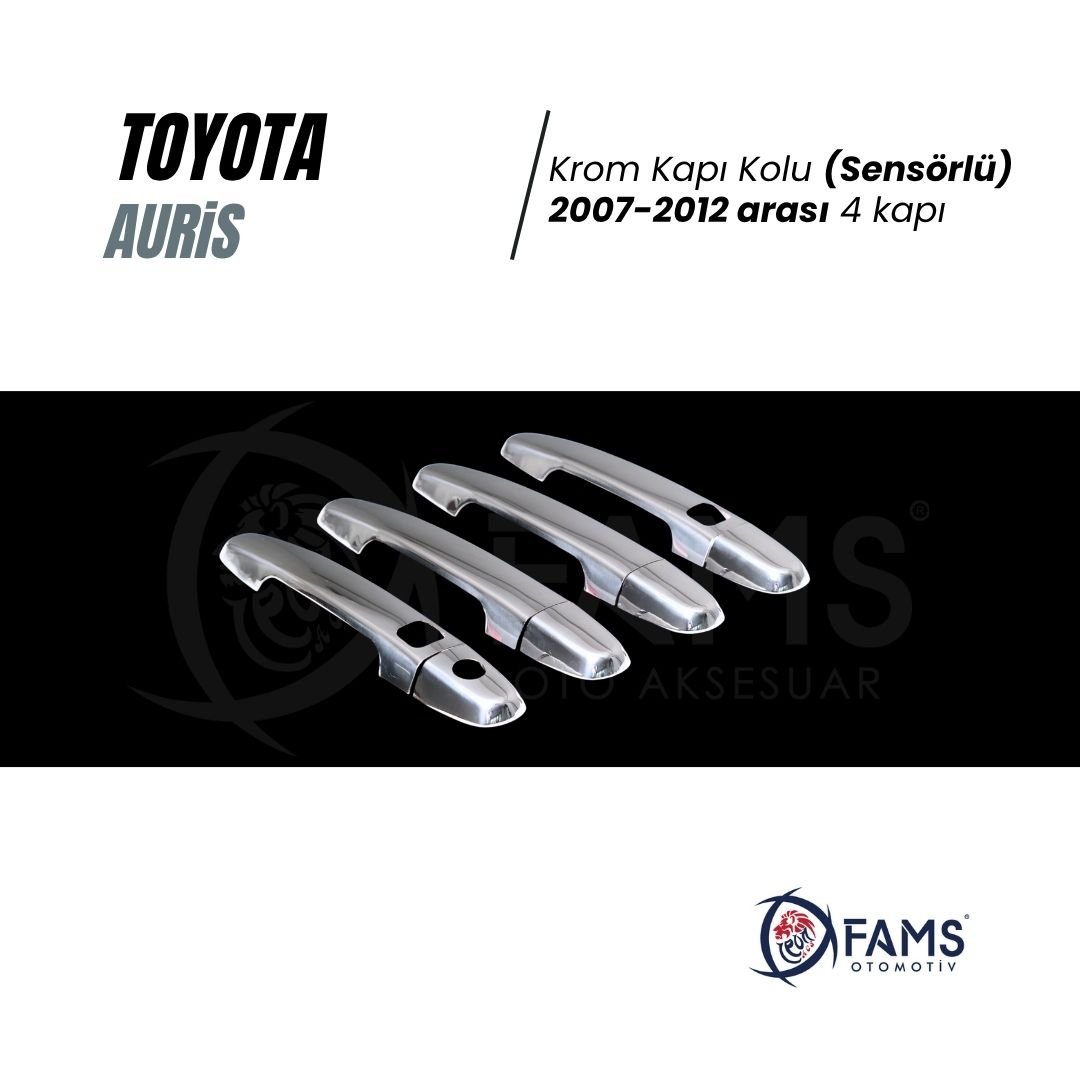 Toyota Auris Krom Kapı Kolu 4 Kapı 2007-2012 P, Çelik (SENSÖRLÜ) - Görsel 2