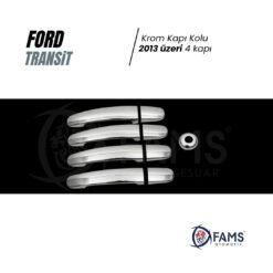 Alternative view of Ford Transit Krom Kapı Kolu 4 Kapı 9 Parça 2013 Üzeri P, Çelik Uyumlu