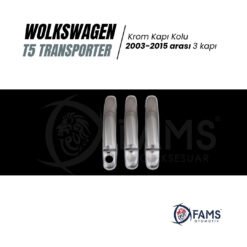 Alternative view of Vw T5 Uyumlu Transporter Krom Kapı Kolu 3 Kapı 2003-2015 P, Çelik