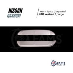 Alternative view of Nissan Qashqai 2017> Egzoz Çerçevesi 2 parça paslanmaz Çelik