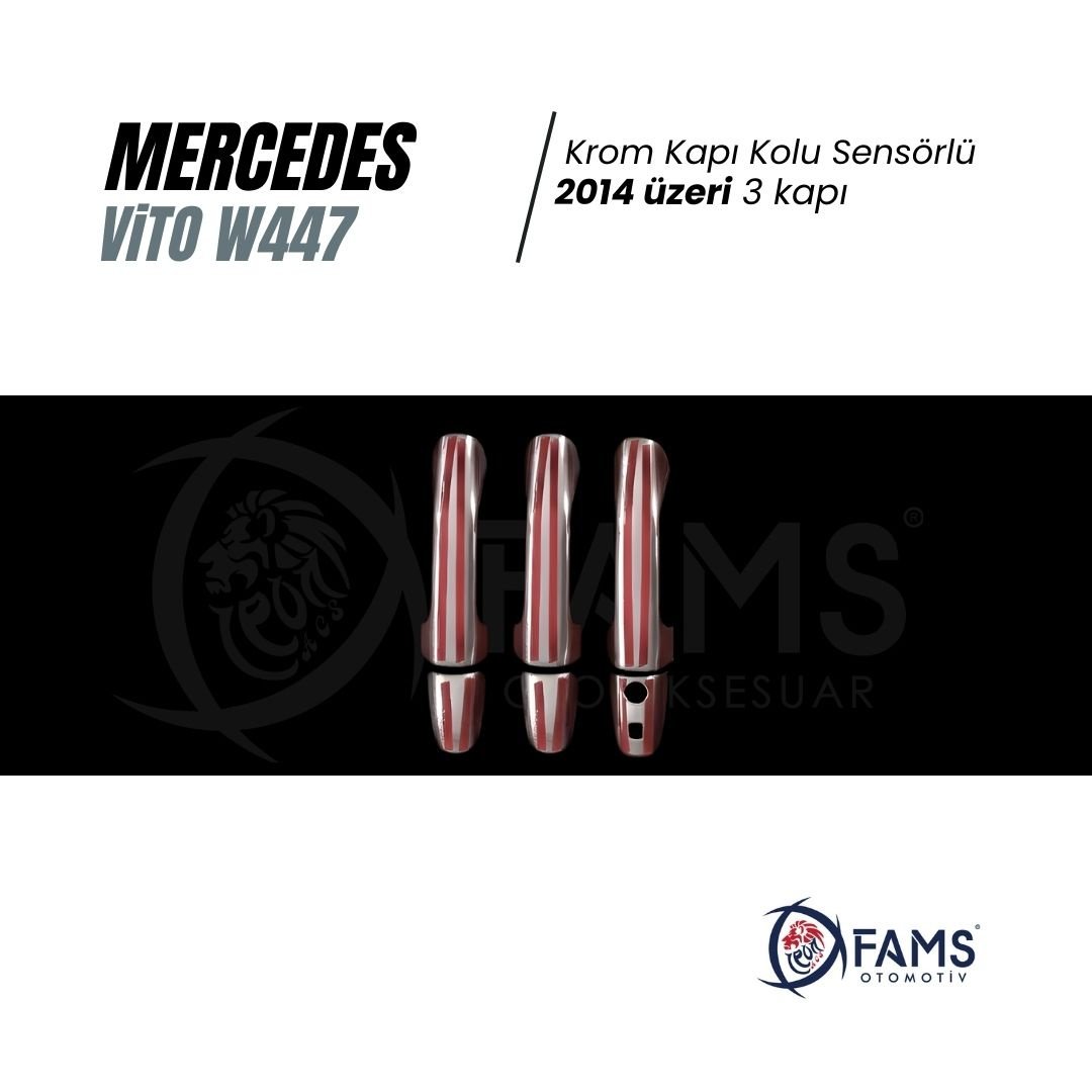 Mercedes Vito W447 Krom Kapı Kolu 3