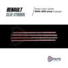 Renault Clio 3 Uyumlu Symbol Krom Cam Çıtası 4 Prç, 2009-2013 P, Çelik - Görsel 3