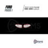Ford Focus 1 Krom Ayna Kapağı 2 Prç, 1998-2005 Arası Paslanmaz Çelik - Görsel 3