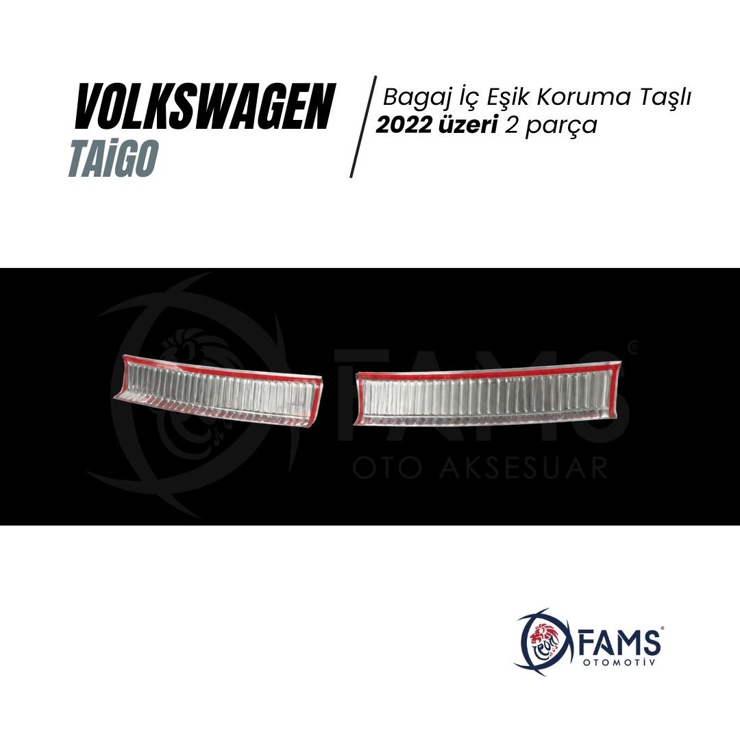 Volkswagen Taigo Krom Arka Tampon Koruyucu 2