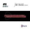 Opel Astra G Krom Cam Çıtası 4 Prç, 1998-2004 Arası P, Çelik - Görsel 3