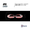 Opel Combo Krom Kapı Kolu+Çerçeve 2 kapı 2002-2012 Paslanmaz Çelik - Görsel 3