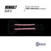 Renault Clio 4 Krom Ön Panjur 2 Parça 2012 -2019 Arası Uyumlu P,çelik - Görsel 3