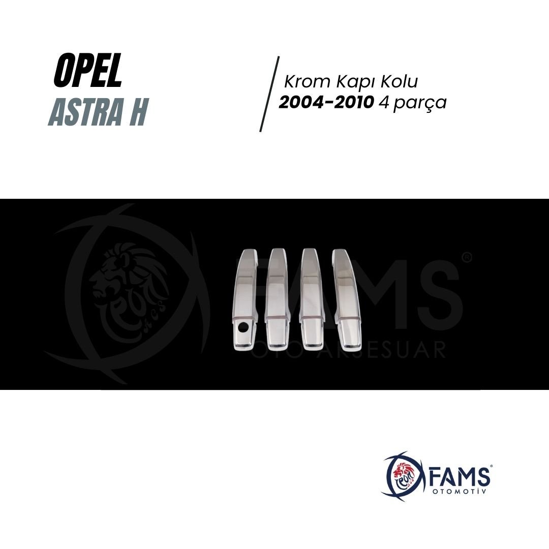 Opel Astra H Krom Kapı Kolu 4 Kapı 2004-2010 P, Çelik - Görsel 3