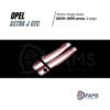 Opel Astra J Gtc Krom Kapı Kolu 2009-2015 Arası 2 Kapı P, Çelik - Görsel 3