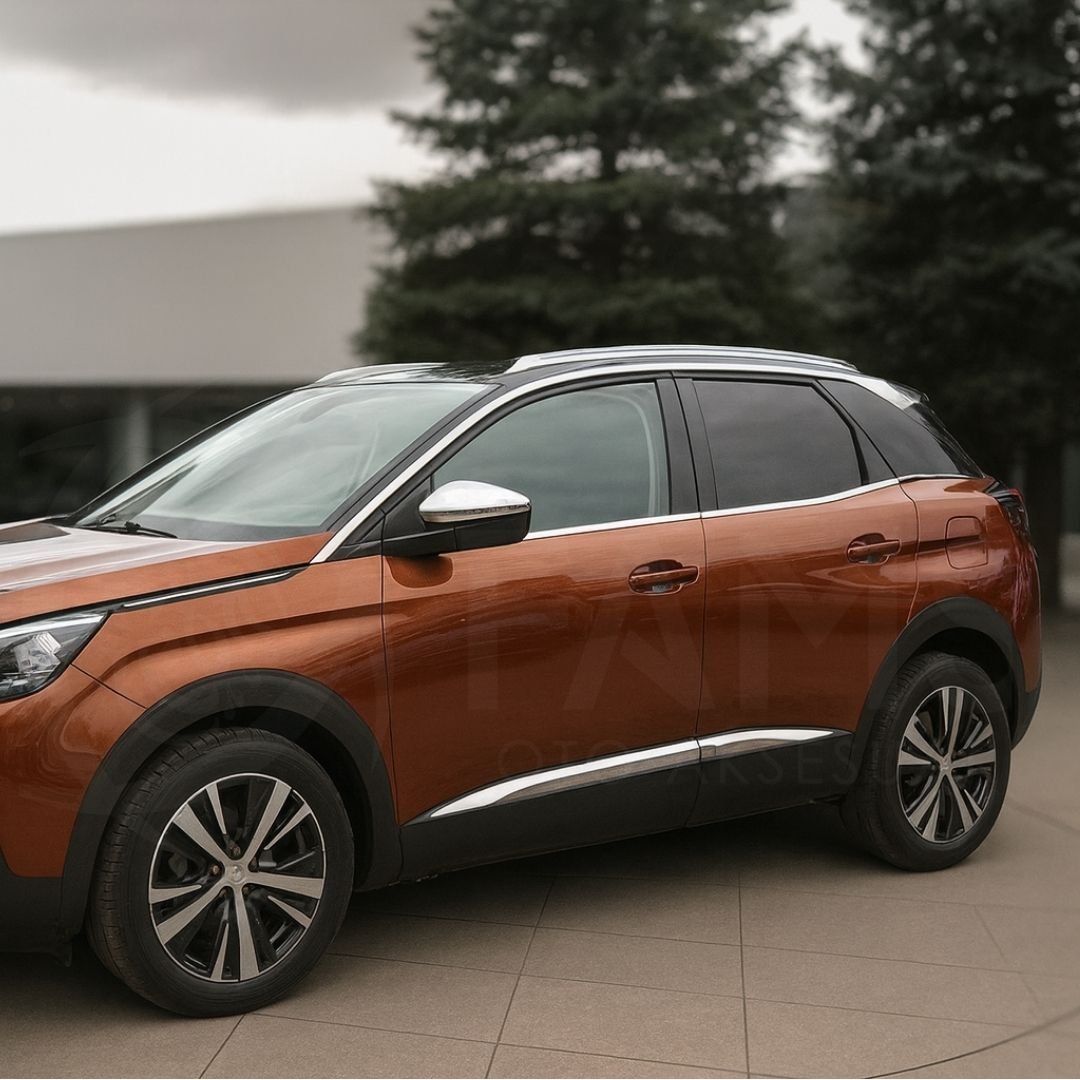 Peugeot 3008 Krom Yan Kapı Çıtası 4 Kapı 2016 Ve Üzeri P.çelik Uyumlu - Görsel 4