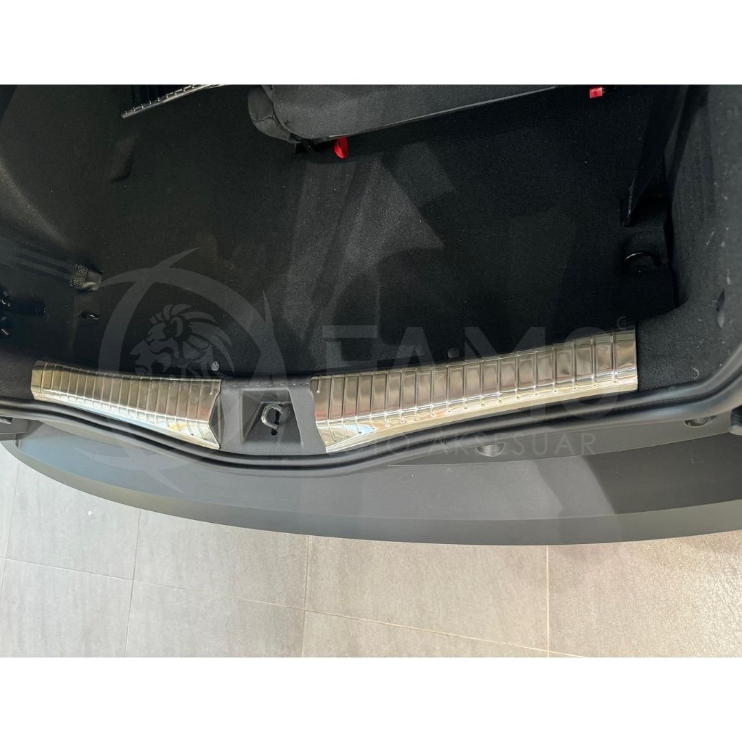 Dacia Jogger Krom Bagaj Iç Eşik Koruma 2 Parça 2021> Paslanmaz Çelik - Görsel 4